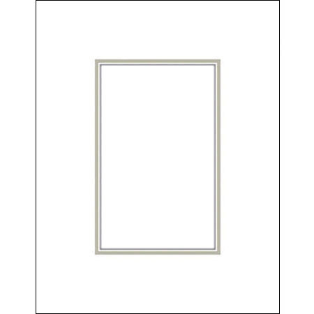 Savage 6328311 ProMatte 8x10in Photo Mat White/Silver