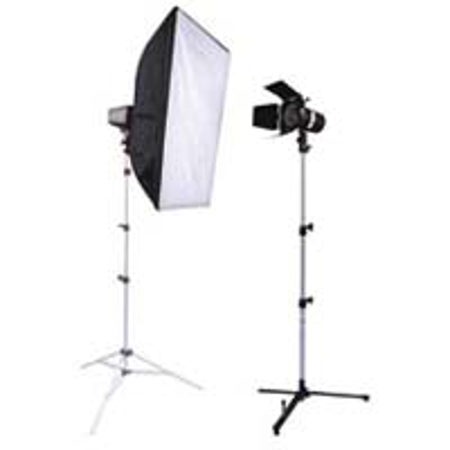 Savage Basic Studio 250ws Kit w/Mnlght Strbs & Softbox