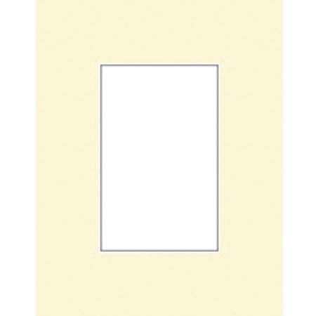 Savage ProMatte Single 5x7in Photo Mat Bevel Cut, Ivory