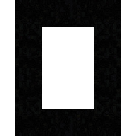 Savage ProMatte Single 5x7in Photo Mat Bevel Cut, Black
