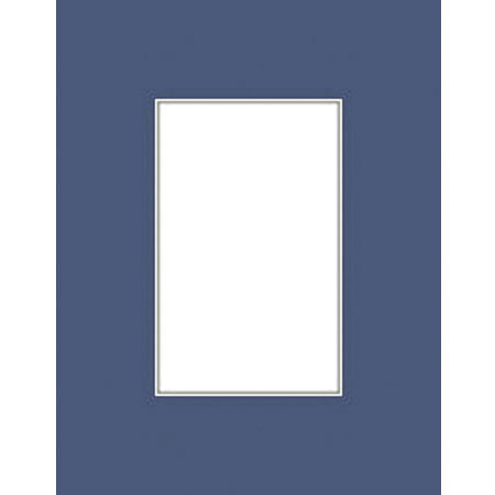 Savage ProMatte Single 5x7in Photo Mat Bevel Cut, Navy