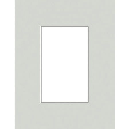 Savage ProMatte Single 5x7in Photo Mat Bevel Cut, Gray