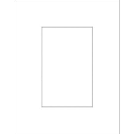 Savage ProMatte Single 5x7in Photo Mat, Polar White