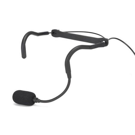 Samson QEX Bidirectional Fitness Headset Microphone with Condenser Capsule - Includes Multiple Cable Kit