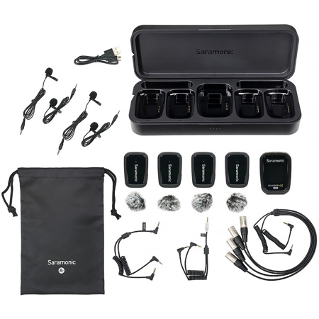 Saramonic Blink 500 ProX B8 2.4GHz 4-Person Wireless Clip-On Lavalier Mic System