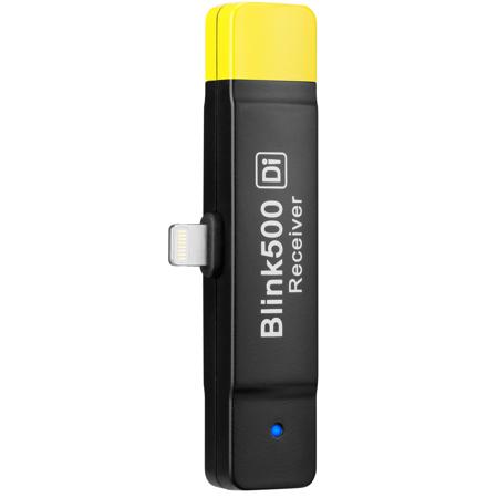 Saramonic Blink 500 RXDi Ultracompact 2.4 GHz Wireless Microphone Dual-Receiver for Apple iPhone and iPad with Lightning Connector and Battery-Free Operation