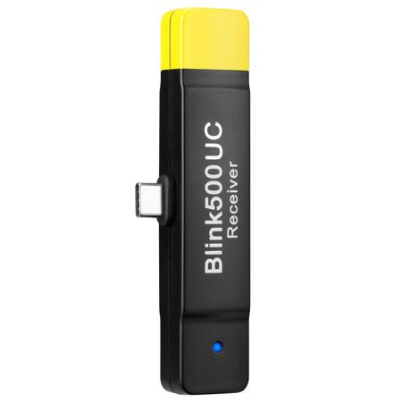 Saramonic Blink 500 RXUC Ultracompact 2.4 GHz Wireless Microphone Dual-Receiver with Battery-Free Operation for Devices with USB-C Ports Like Android Smartphones or Tablets, Computers and More