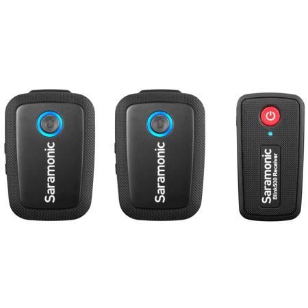 Saramonic Blink 500 B2 2.4 GHz 2-Person Wireless Mic System for Cameras & Mobile