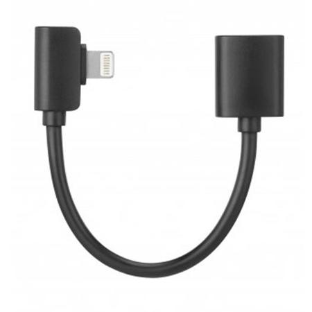Saramonic DITC80 3.15" Female to Right-Angle Male Lightning Extension Cable