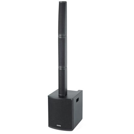 Samson Resound VX8.1 700W Portable Column Array System, Includes 12" Active Subwoofer, 3-Channel Mixer with 8x 3.5" Full-Range Drivers, 120-200 Degree Horizontal Coverage