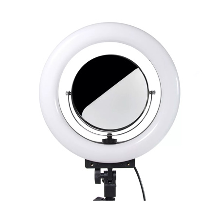 Savage 12" Bi-Color RGB Tabletop Ring Light with Stand and Carrying Case