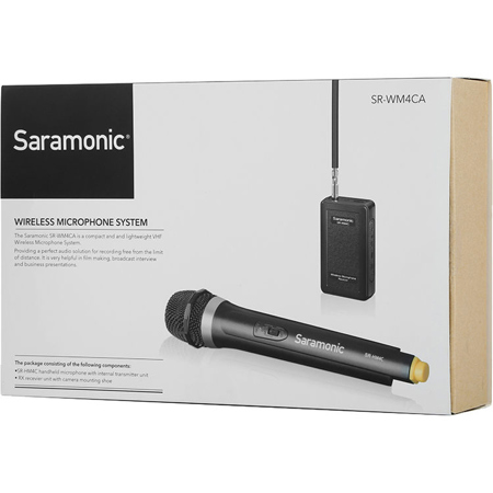 Saramonic SR-HM4C 4-Ch VHF Wireless Handheld Mic for SR-WM4C Wireless System