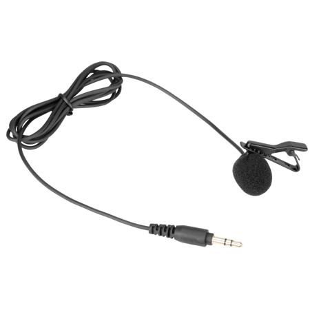 Saramonic SR-M1 Omnidirectional Electret Condenser Lavalier Microphone with 3.5mm Connector Cable for Wireless Systems