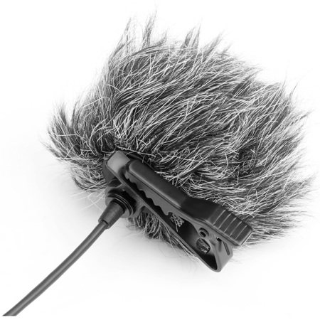 Saramonic SR-WS2 High-Wind Furry Windscreens for 6-8mm Lavalier Microphones, 3-Pack
