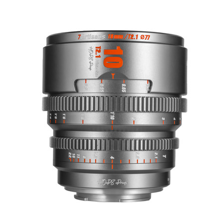 7Artisans Hope Series T2.1 Cinema Lens 10mm Titanium Fujifilm X