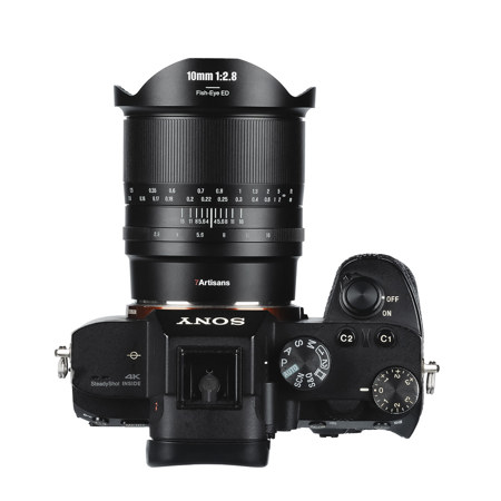 7artisans 10mm f/2.8 II Fisheye Lens for Sony E 10F28B-E II