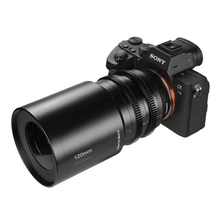 新品7Artisans 120mm T2.9 Macro 2xレンズ 7artisans 120mm T2.9 Macro 2x Lens for Sony E 120T29B-E