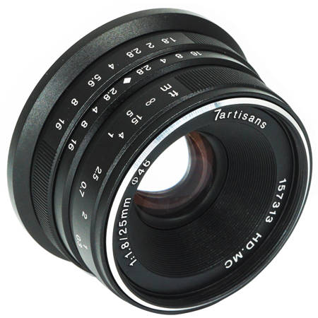 7artisans Photoelectric 25mm f/1.8 Lens for Sony E, Black