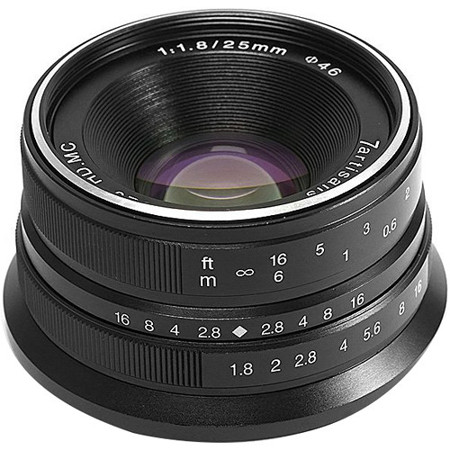 7artisans Photoelectric 25mm f/1.8 Lens for Sony E, Black