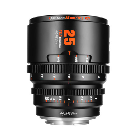 7Artisans Hope Series T2.1 Cinema Lens 25mm Black Fujifilm X