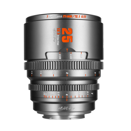 7Artisans Hope Series T2.1 Cinema Lens 25mm Titanium Sony E
