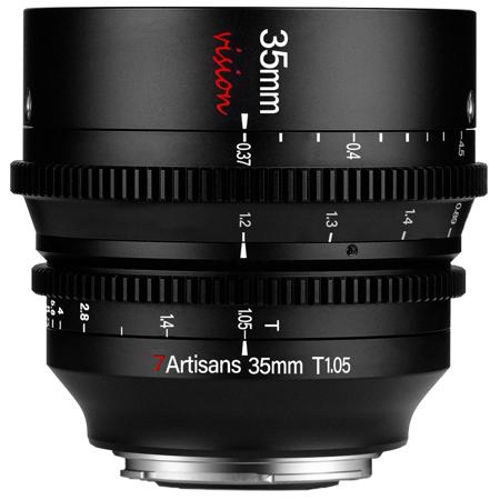 7artisans Photoelectric 35mm T1.05 Vision Cine Lens for Micro Four Thirds, Black