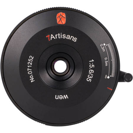 7artisans Photoelectric 35mm f/5.6 Pancake Lens for Leica M, Black