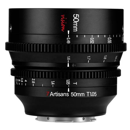 7artisans Photoelectric 50mm T1.05 Vision Cine Lens for Leica L, Black