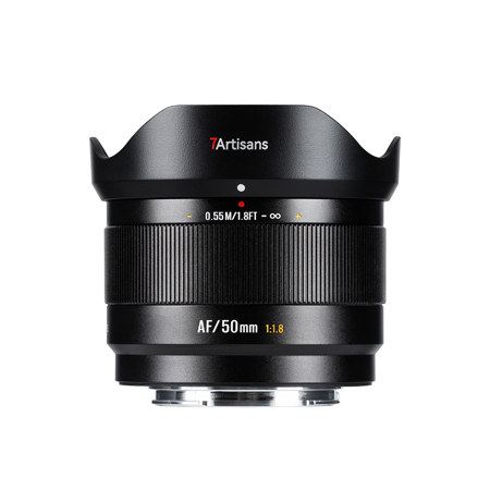 USED 7artisans AF 50mm f/1.8 Lens for Sony E, Black