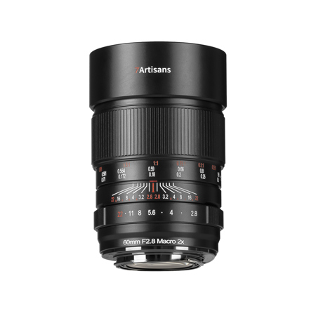 7Artisans 60mm F2.8 レンズ 7artisans 60mm f/2.8 Macro 2x Lens for Canon EOS-R 60F28(2X)B-R