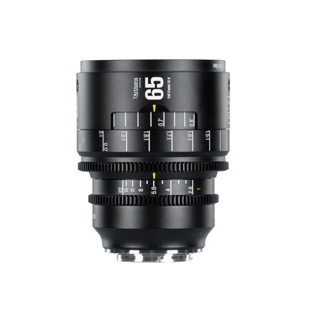 7artisans INFINTE 65mm T2.9 Macro 2x Cine Lens, Black Canon RF