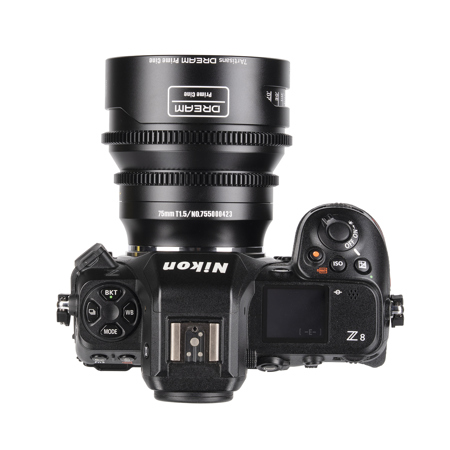 7artisans Dream 75mm T1.5 Cine Lens for Nikon Z 75T15B-Z