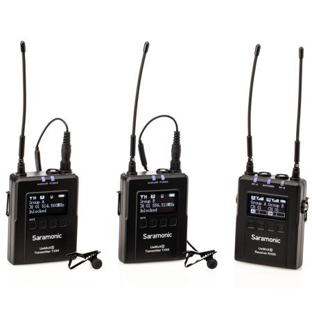 Saramonic UWMIC9S Kit 2 Advanced 2-Persons Wireless UHF Lavalier System