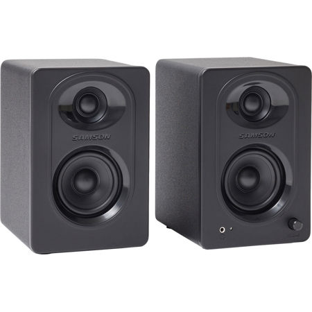 Samson MediaOne M30 2-Way Powered Studio Monitors with 3" Woofer, Pair