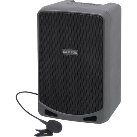 Samson Expedition XP106wLM 6" 100W Rechargeable Portable PA with XPD1 Lavalier Mic Wireless System and Bluetooth