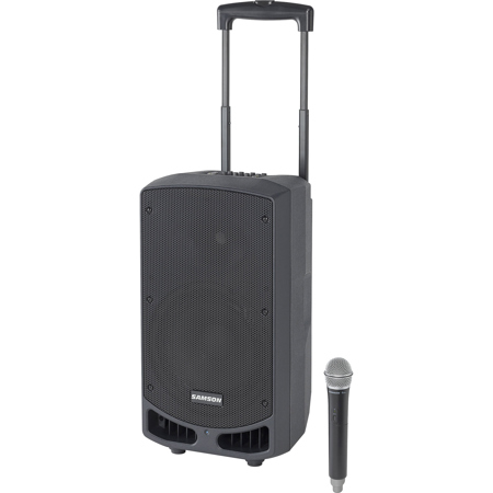 Samson Expedition XP310w 10" PA with Concert 88a HH Mic, Band K: 470 to 494MHz