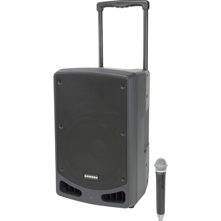 Samson Expedition XP312w 12" PA with Concert 88a HH Mic, Band D: 542 to 566MHz
