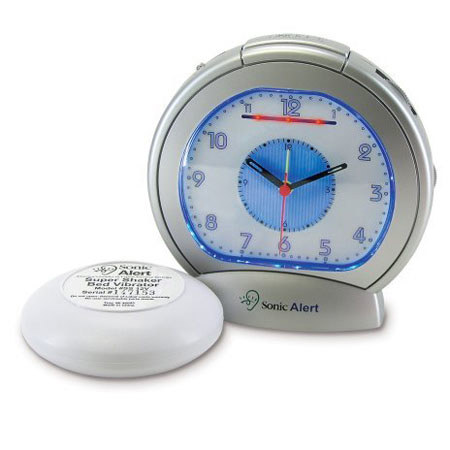 Sonic Alert Analog Alarm Clock with Super Shaker