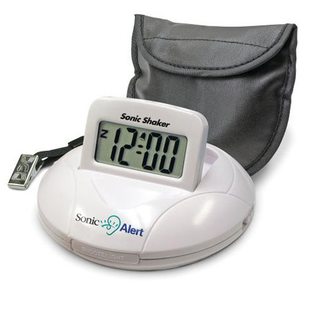 Sonic Alert Shaker Travel Alarm Clock
