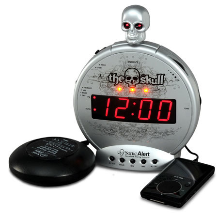 Sonic Alert The Skull Alarm Clock with Bone Crusher