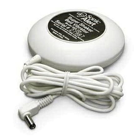 Sonic Alert Super Shaker 12V Bed Vibrator, White