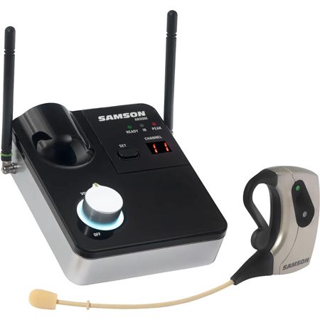 Samson AirLine Micro ESm Micro Earset Wireless Microphone System, K: 477-492MHz