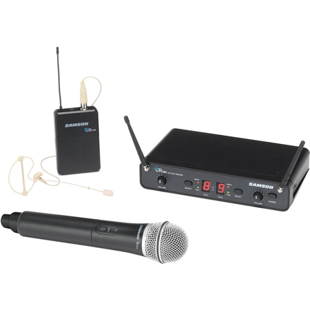 Samson Concert 288 Dual-Channel Wireless Pro Combo System, H Band