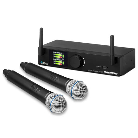 Samson Concert XD2 Dual-Channel Digital Wireless Handheld Microphone System, 1.9GHz