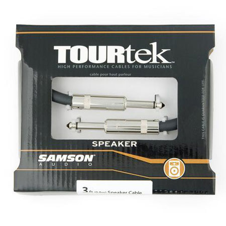 Samson SQ3 3' Tourtek Speaker Cable, 1/4" Connectors