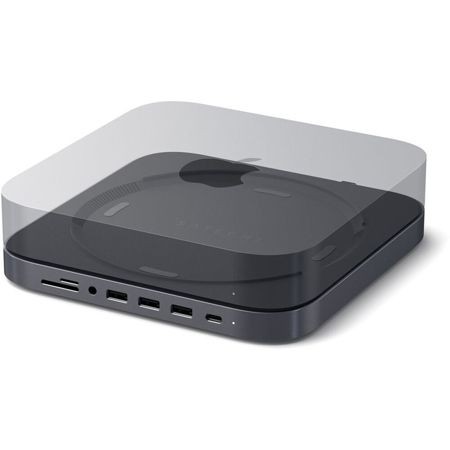 Satechi Aluminum USB Type-C Stand and Hub for Apple Mac Mini