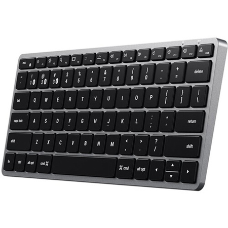 Satechi スリム ワイヤレス Bluetooth テンキー18キー (Bluetooth対応のMacOS iOS PCに対応) (スペースグレイ) Amazon | Satechi スリムアルミニウム Bluetooth キーパッド