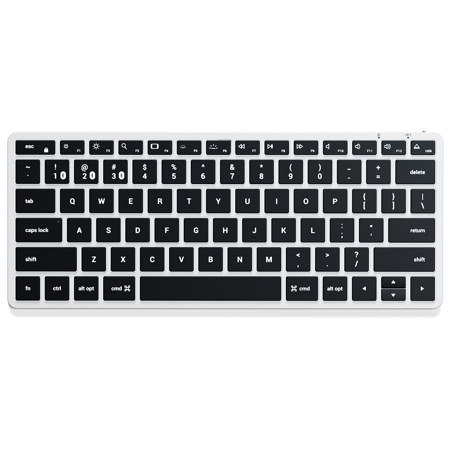 Satechi Slim X1 Compact Bluetooth Backlit Keyboard, Silver