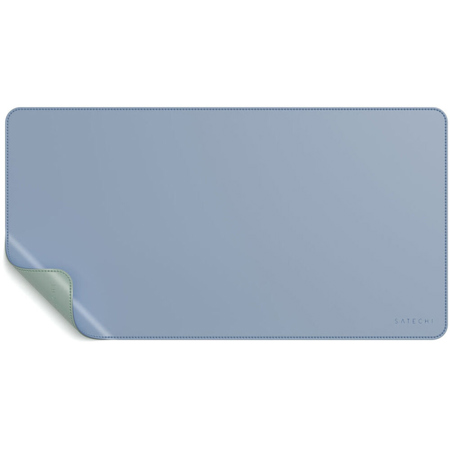 Satechi Deskmate Dual-Sided Eco-Leather Desk Mat, Blue/Green