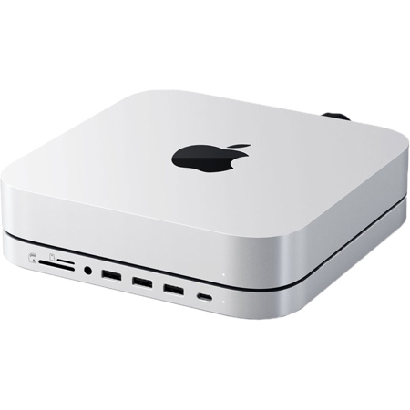 Satechi Stand & Hub with M.2 SATA SSD Enclosure for Mac Mini M1